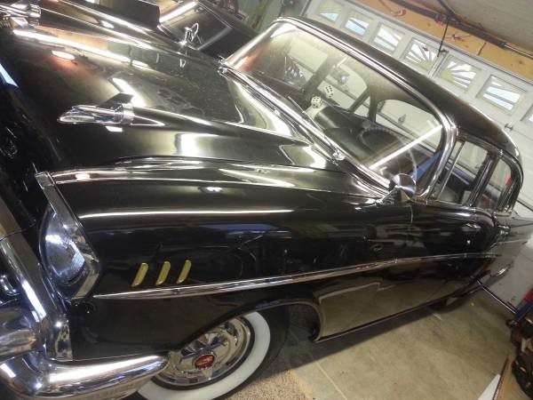Used 1957 Chevrolet Bel Air ALL ORIGINAL BLACK ON BLACK | Mundelein, IL