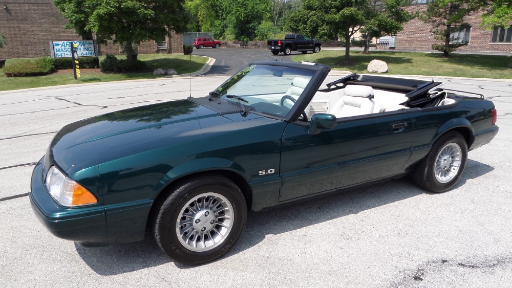Used 1990 Ford Mustang LX 5.0 convertible-7 UP EDITION- ONLY 42,110 ORIGINAL MILES-SEE VIDEO | Mundelein, IL