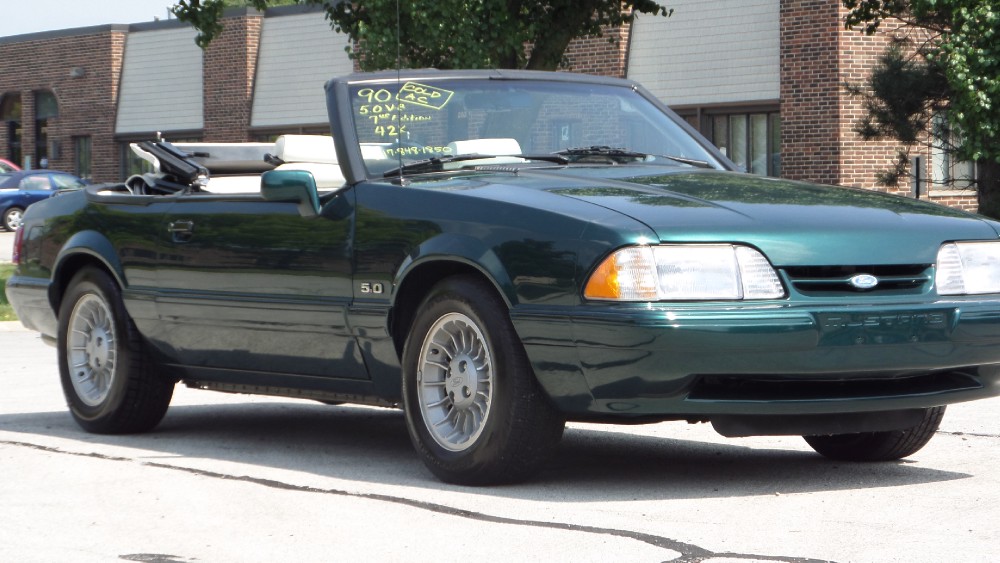 Used 1990 Ford Mustang LX 5.0 convertible-7 UP EDITION- ONLY 42,110 ORIGINAL MILES-SEE VIDEO | Mundelein, IL