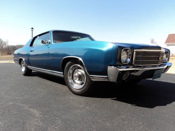 Used 1970 Chevrolet Monte Carlo DARK FATHOM BLUE-BEST YEAR MC | Mundelein, IL