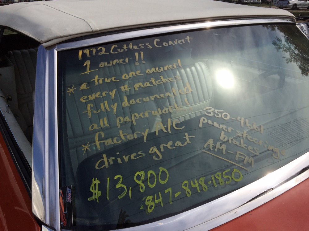 Used 1972 Oldsmobile Cutlass ONE OWNER SURVIVOR | Mundelein, IL