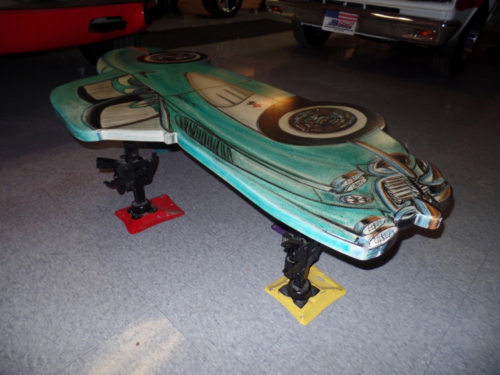 Used 1958 Chevrolet Corvette COFFEE TABLE-BY ACTOR/ARTIST MITCH LEVINE | Mundelein, IL