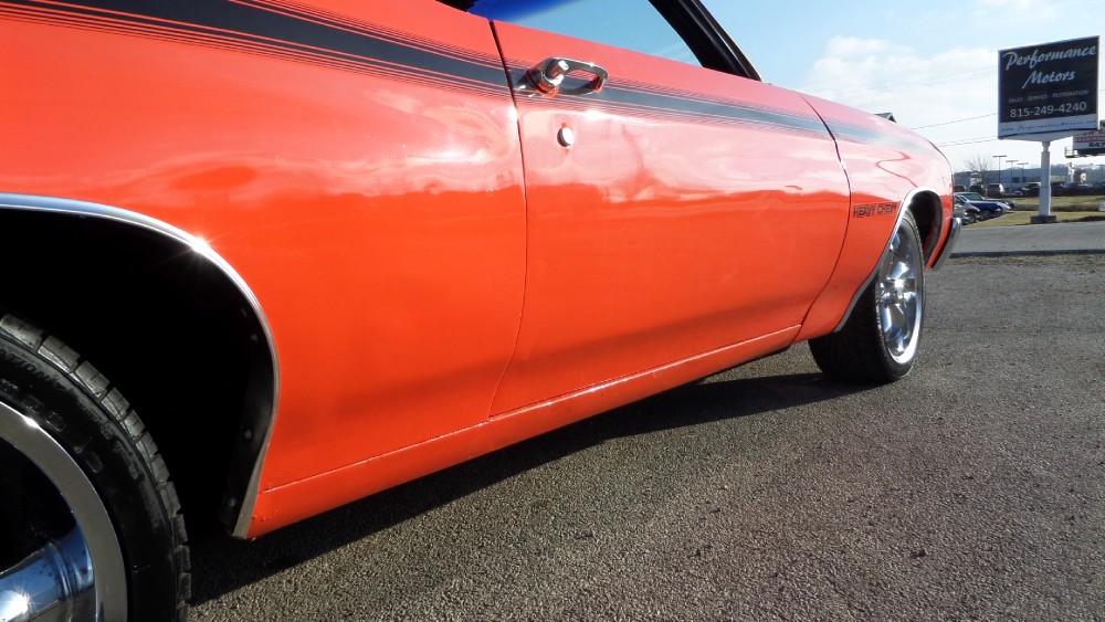 Used 1971 Chevrolet Chevelle CONVERTIBLE FUN FROM FLORIDA-HUGGER ORANGE-SEE VIDEO | Mundelein, IL
