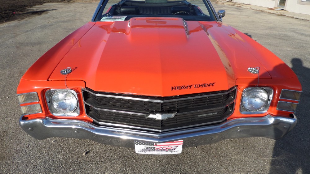 Used 1971 Chevrolet Chevelle CONVERTIBLE FUN FROM FLORIDA-HUGGER ORANGE-SEE VIDEO | Mundelein, IL
