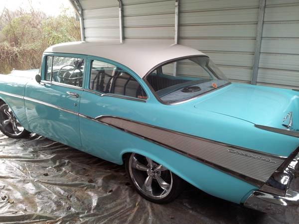 Used 1957 Chevrolet Bel Air 210 POST CAR-FREE SHIPPING | Mundelein, IL