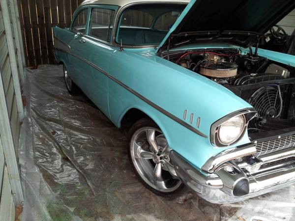Used 1957 Chevrolet Bel Air 210 POST CAR-FREE SHIPPING | Mundelein, IL