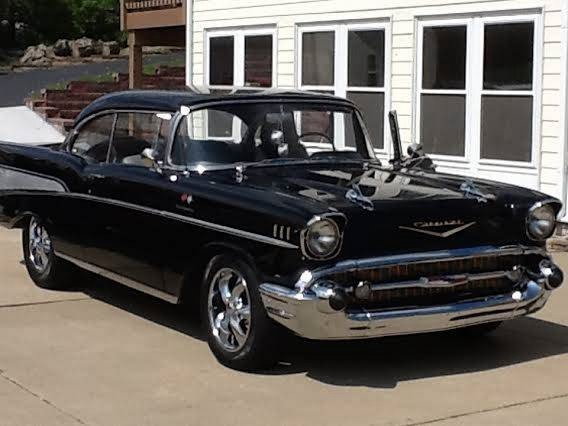 Used 1957 Chevrolet Bel Air REAL DEAL-BLACK BEAUTY | Mundelein, IL