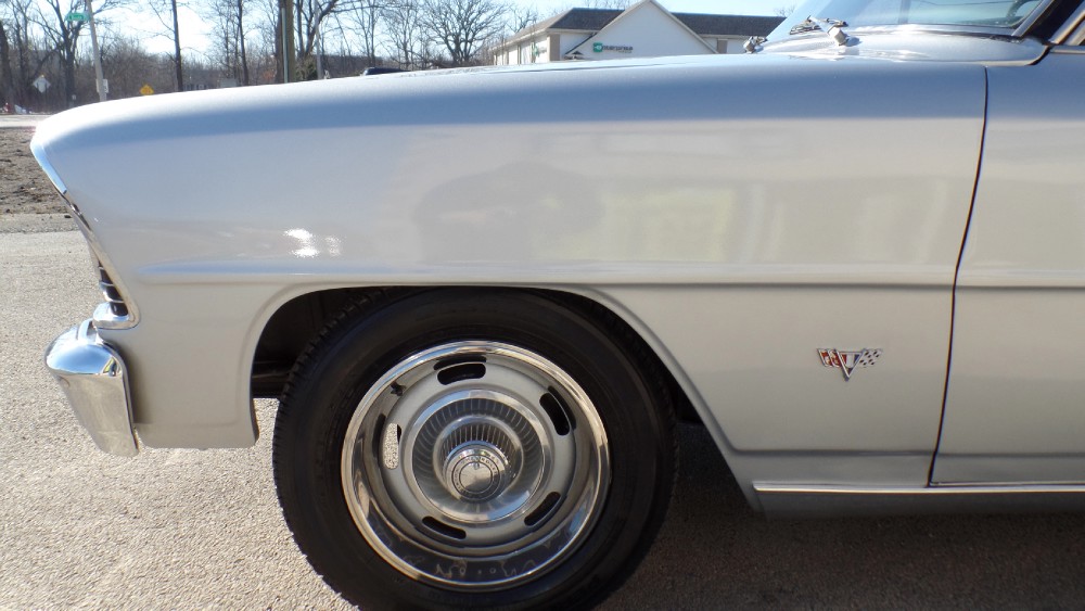 Used 1967 Chevrolet Nova SS LOOK-RESTORED NEW CORTEZ SILVER PAINT-FROM THE SOUTH-NO RUST-NEW AC-SEE | Mundelein, IL