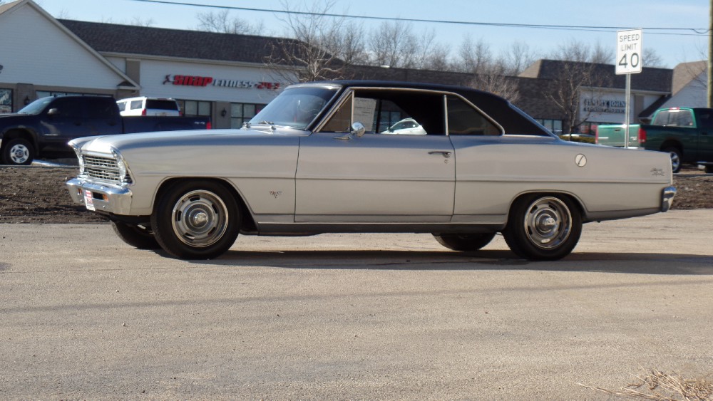 Used 1967 Chevrolet Nova SS LOOK-RESTORED NEW CORTEZ SILVER PAINT-FROM THE SOUTH-NO RUST-NEW AC-SEE | Mundelein, IL