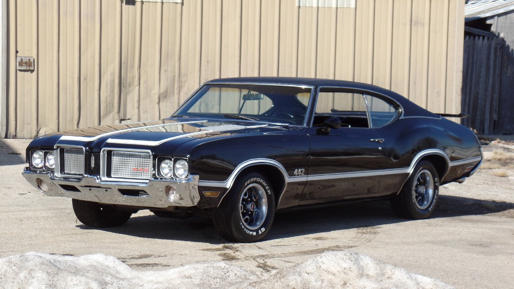 Used 1972 Oldsmobile 442 GREAT TRIPLE BLACK CLONE-ORIGINAL CUTLASS-SEE VIDEO | Mundelein, IL