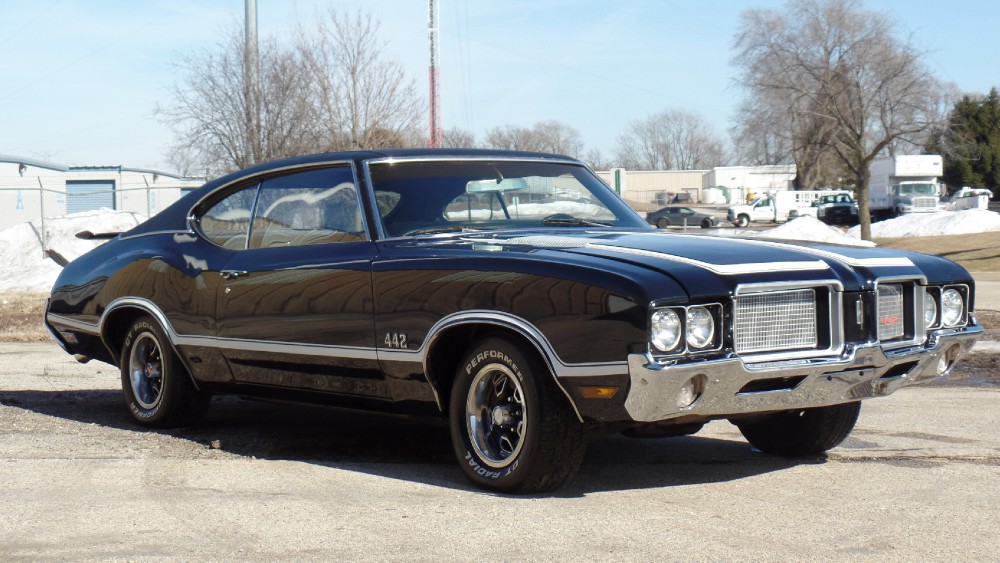 Used 1972 Oldsmobile 442 GREAT TRIPLE BLACK CLONE-ORIGINAL CUTLASS-SEE VIDEO | Mundelein, IL