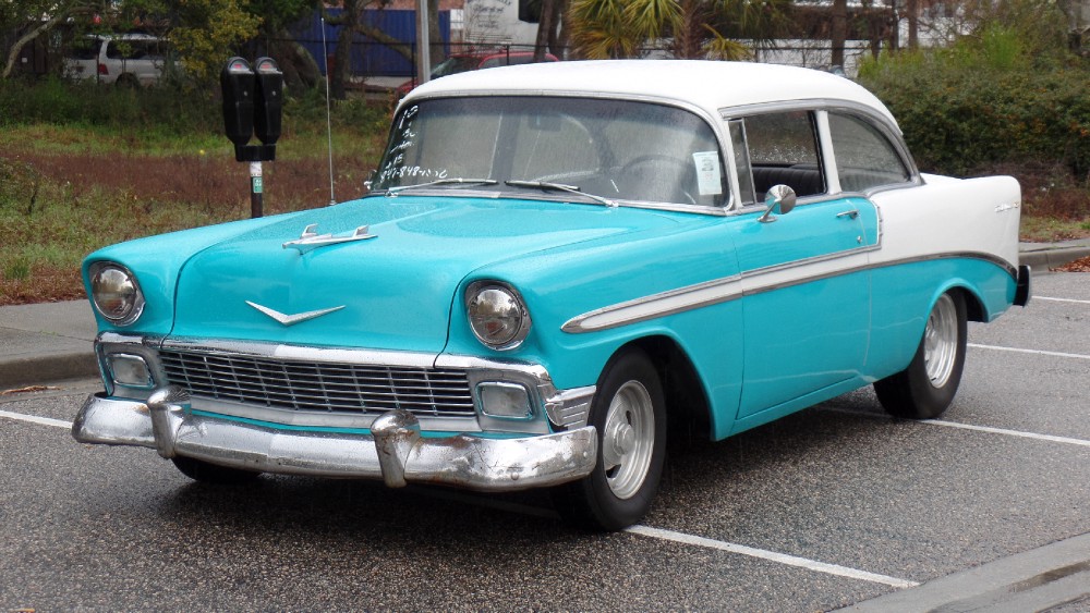 Used 1956 Chevrolet Bel Air RUNNING/DRIVING PROJECT BEL AIR-SOUTHERN CAR-EASY FINANCING-SEE VIDEO | Mundelein, IL