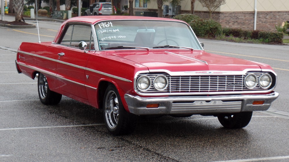 Used 1964 Chevrolet Impala ORIGINAL RED ON RED SOUTHERN RUST FREE CAR-EASY FINANCING-SEE VIDEO | Mundelein, IL