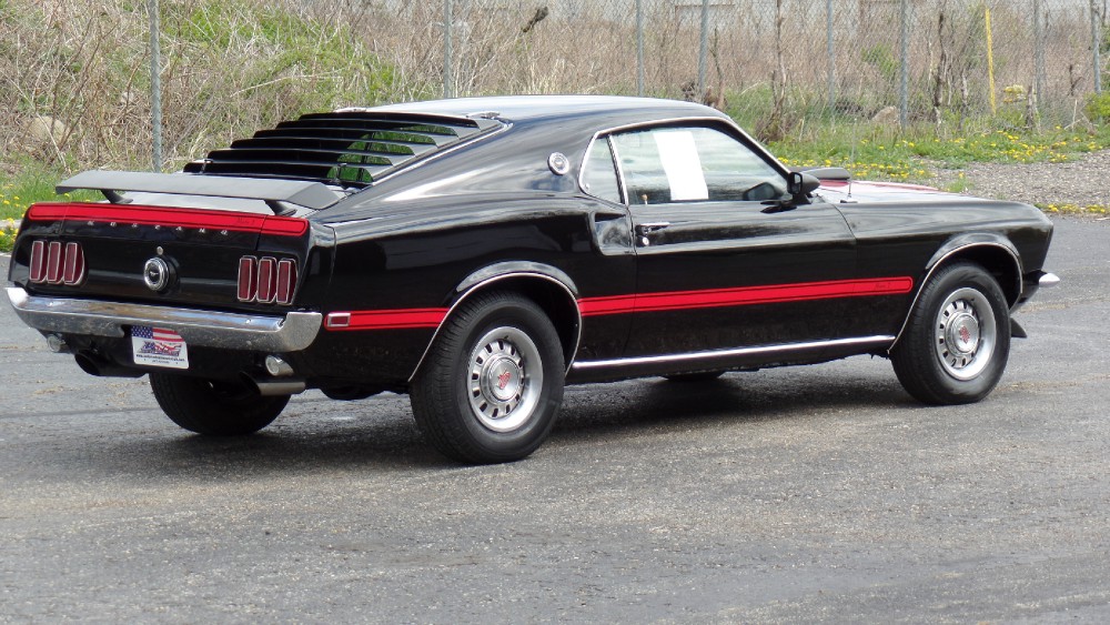 Used 1969 Ford Mustang REAL MACH 1-SHAKER HOOD-RESTORED-RAVEN BLACK-SEE VIDEO | Mundelein, IL