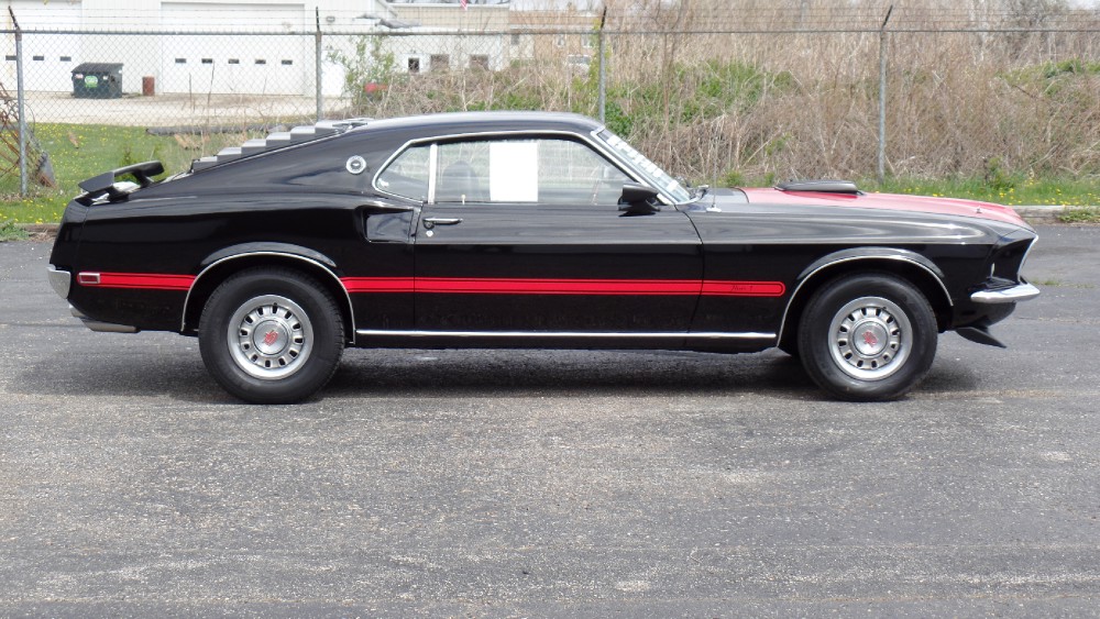 Used 1969 Ford Mustang REAL MACH 1-SHAKER HOOD-RESTORED-RAVEN BLACK-SEE VIDEO | Mundelein, IL