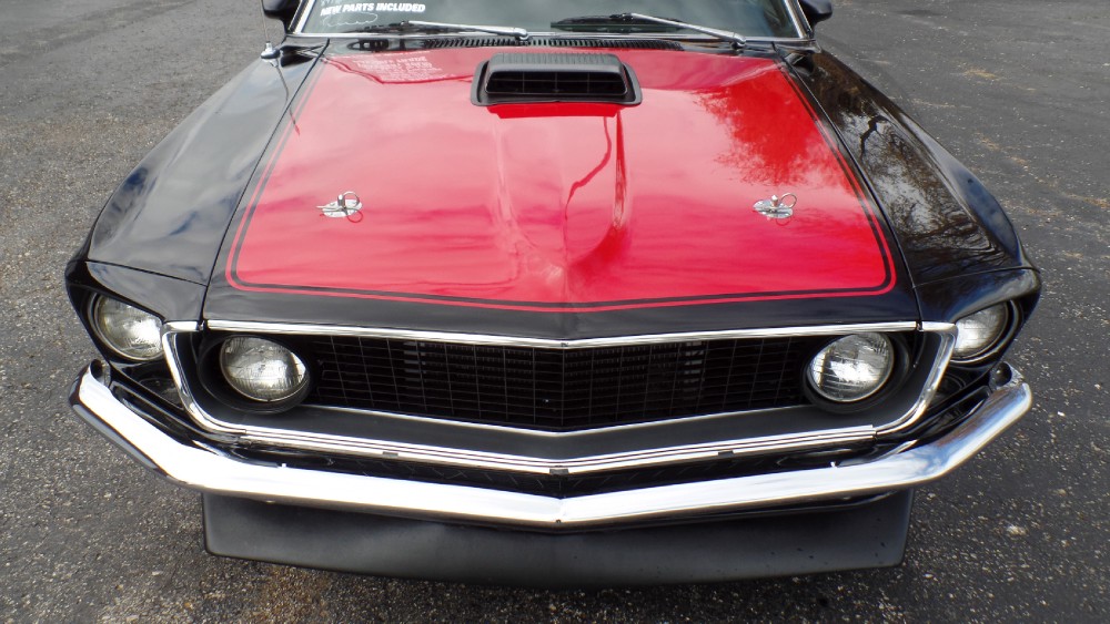 Used 1969 Ford Mustang REAL MACH 1-SHAKER HOOD-RESTORED-RAVEN BLACK-SEE VIDEO | Mundelein, IL
