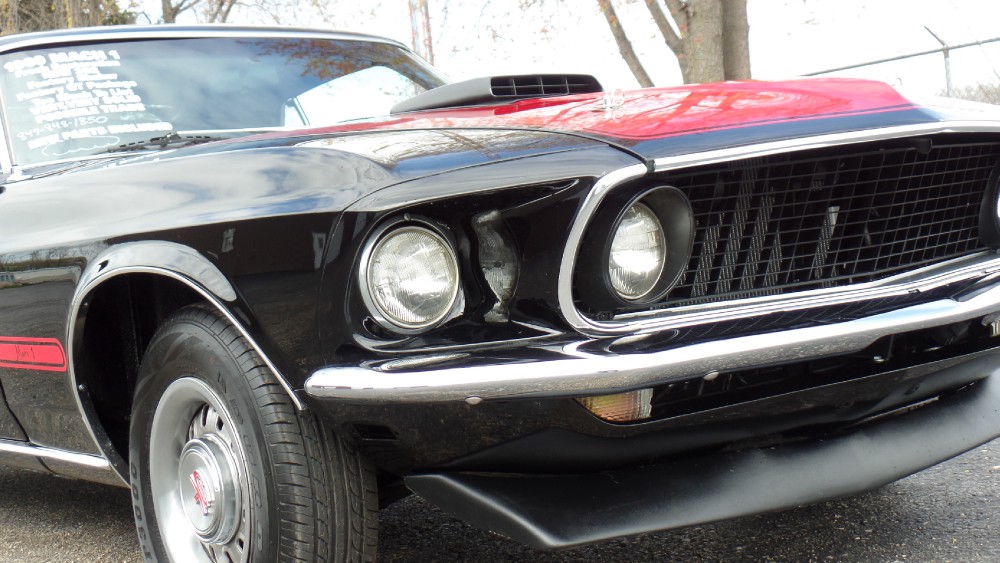 Used 1969 Ford Mustang REAL MACH 1-SHAKER HOOD-RESTORED-RAVEN BLACK-SEE VIDEO | Mundelein, IL