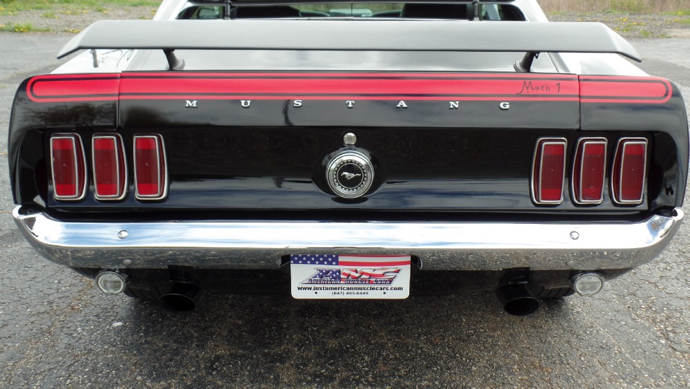 Used 1969 Ford Mustang REAL MACH 1-SHAKER HOOD-RESTORED-RAVEN BLACK-SEE VIDEO | Mundelein, IL