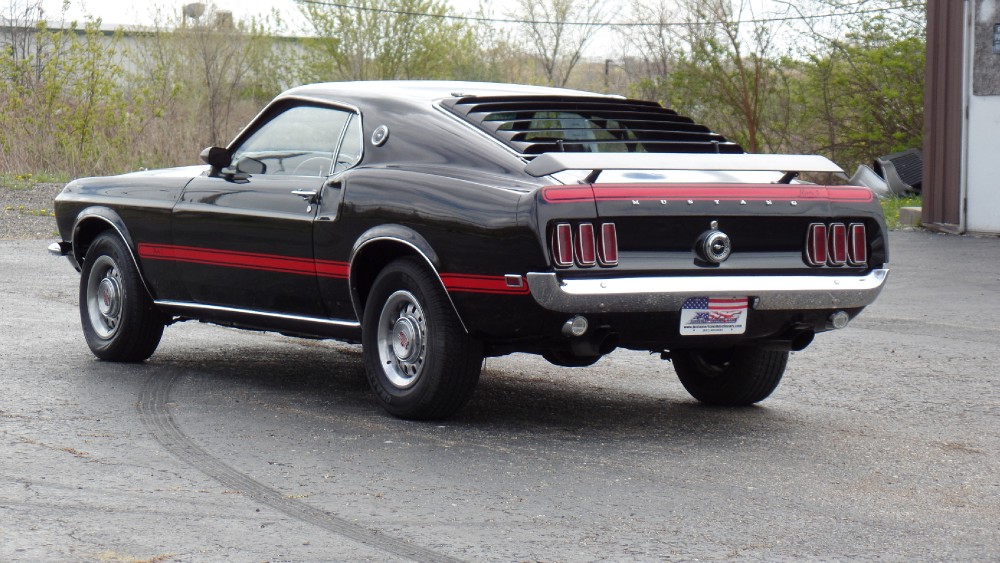 Used 1969 Ford Mustang REAL MACH 1-SHAKER HOOD-RESTORED-RAVEN BLACK-SEE VIDEO | Mundelein, IL