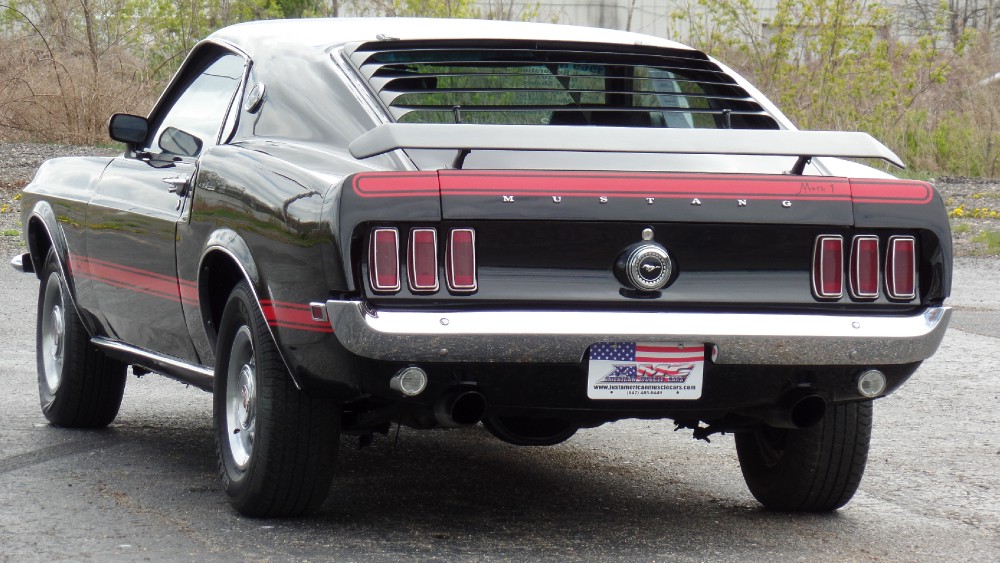 Used 1969 Ford Mustang REAL MACH 1-SHAKER HOOD-RESTORED-RAVEN BLACK-SEE VIDEO | Mundelein, IL