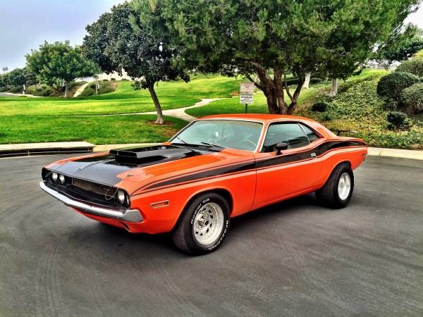 Used 1971 Dodge Challenger RESTORED NEWER HEMI ORANGE PAINT-600HP-BUILT 440 FROM CALIFORNIA-SEE VIDEO | Mundelein, IL