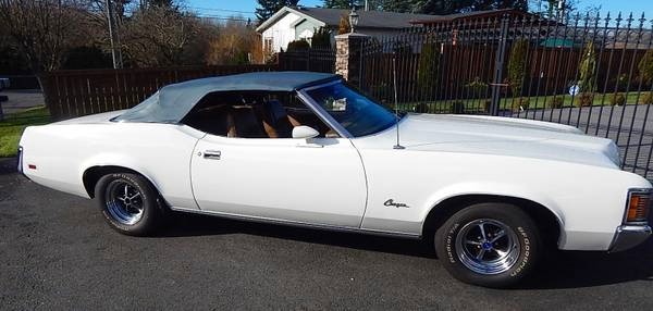 Used 1971 Mercury Cougar XR7-RESTORED XR7 CONVERTIBLE! | Mundelein, IL