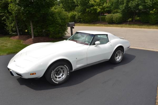 Used 1976 Chevrolet Corvette 86K ORIGINAL MILES-1500 MILES ON COMPLETE REBUILD! T-TOPS! SHARP! | Mundelein, IL