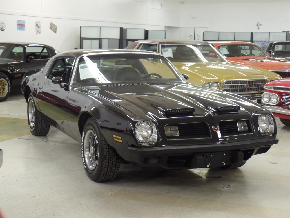 Used 1975 Pontiac Firebird WORKING AC-RAM AIR TRANS AM TRIBUTE-BLACK ON BLACK-SEE NEW VIDEO | Mundelein, IL
