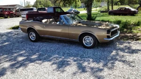 Used 1967 Chevrolet Camaro SOLID GOLD CONVERTIBLE! REAL DEAL RS! | Mundelein, IL