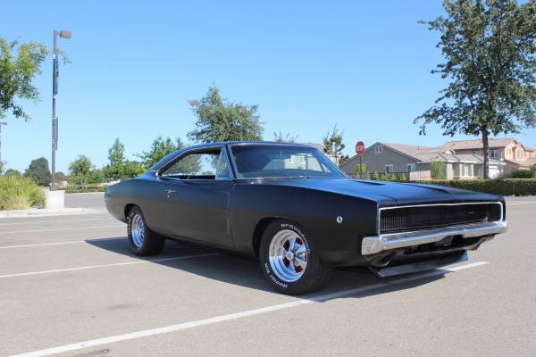 Used 1968 Dodge Charger BIG, BAD, BLACK STREET BRUISER! 500 MILES ON FRESHLY BUILT 440!-SEE VIDEO | Mundelein, IL