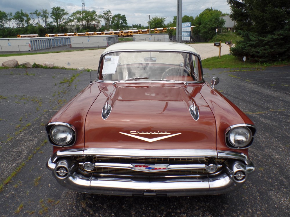 Used 1957 Chevrolet Bel Air UNMELOSTED-2 OWNER-ALL ORIGINAL TRI FIVE-SEE VIDEO | Mundelein, IL