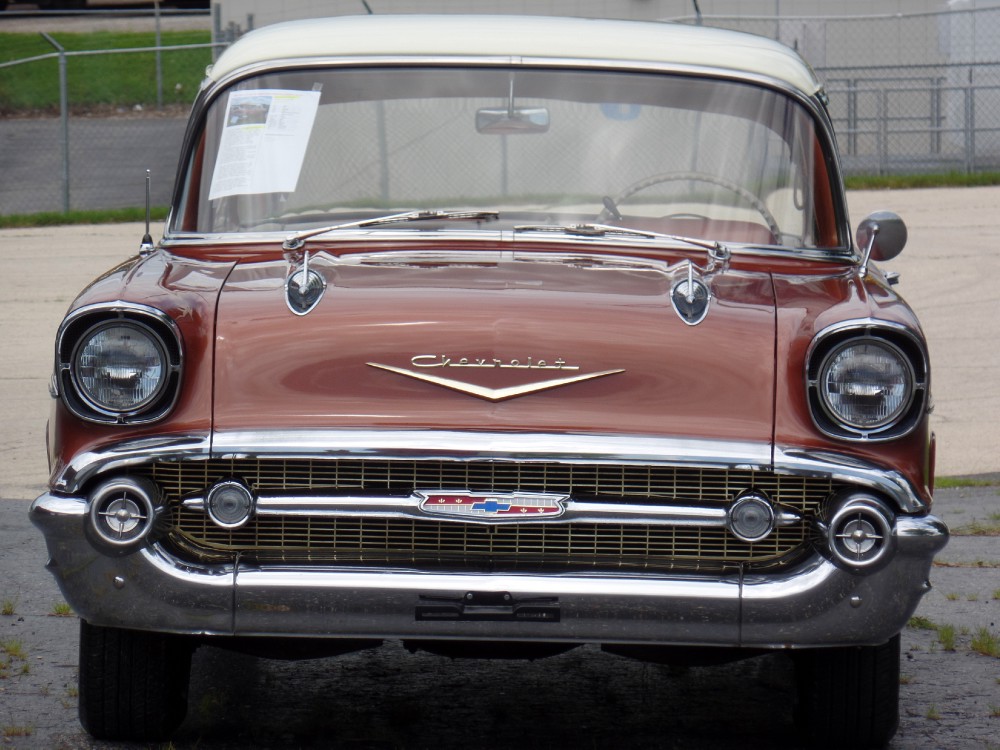 Used 1957 Chevrolet Bel Air UNMELOSTED-2 OWNER-ALL ORIGINAL TRI FIVE-SEE VIDEO | Mundelein, IL