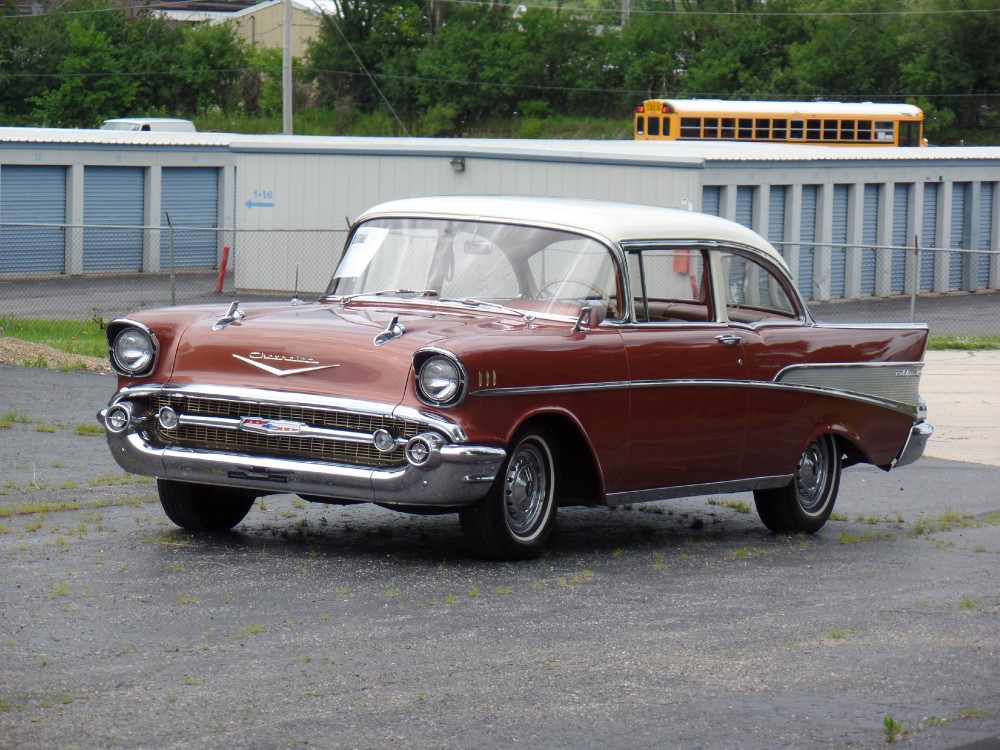Used 1957 Chevrolet Bel Air UNMELOSTED-2 OWNER-ALL ORIGINAL TRI FIVE-SEE VIDEO | Mundelein, IL