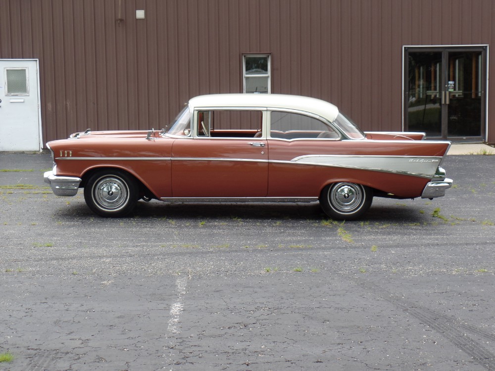 Used 1957 Chevrolet Bel Air UNMELOSTED-2 OWNER-ALL ORIGINAL TRI FIVE-SEE VIDEO | Mundelein, IL