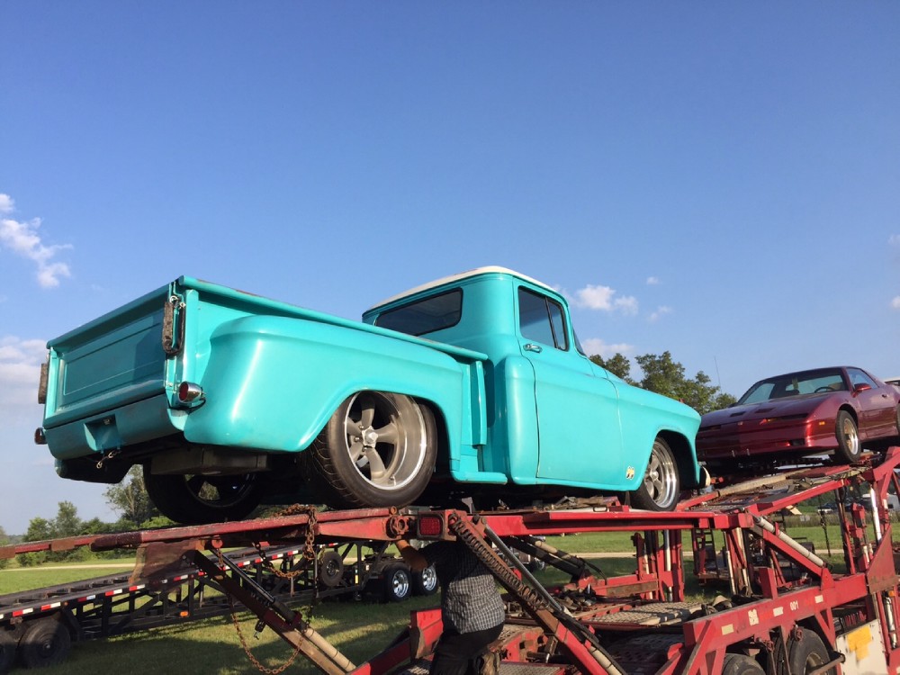 Used 1956 Chevrolet Apache FEATURED IN A MAGAZINE-AIR RIDE/NEW AC-PATINA RAT ROD-SEE NEW VIDEO | Mundelein, IL