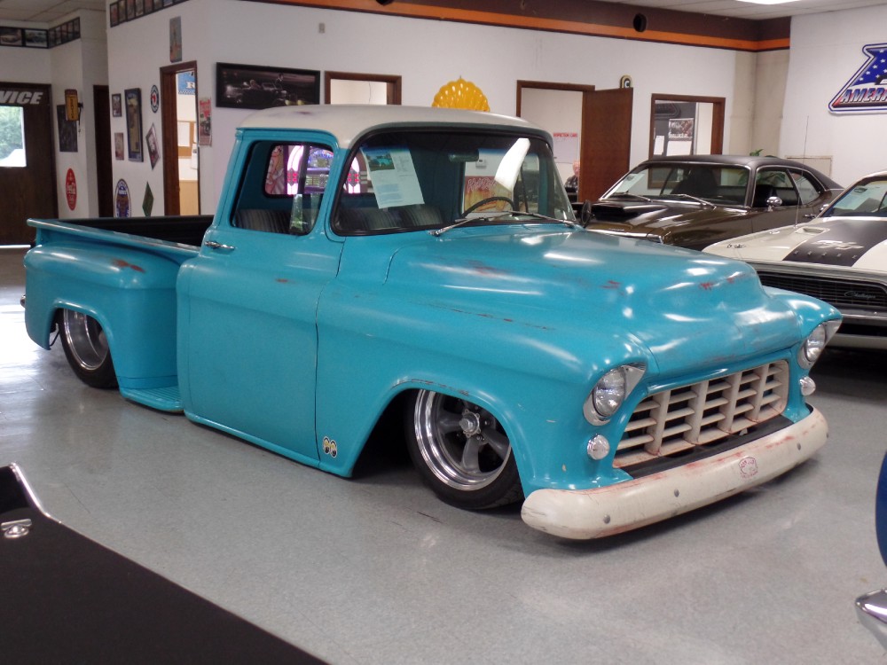 Used 1956 Chevrolet Apache FEATURED IN A MAGAZINE-AIR RIDE/NEW AC-PATINA RAT ROD-SEE NEW VIDEO | Mundelein, IL
