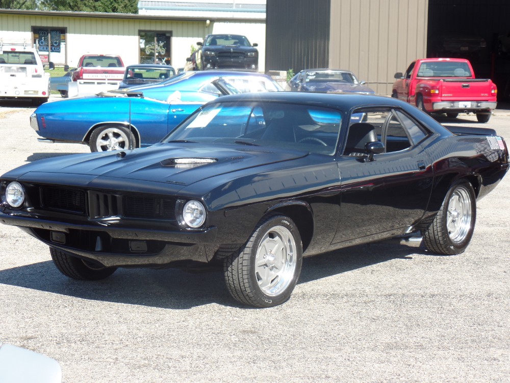 Used 1972 Plymouth Cuda AAR FAST AND FURIOUS 7 TRIBUTE-BLACK ON BLACK MOPAR-NEW PAINT-SEE VIDEO | Mundelein, IL