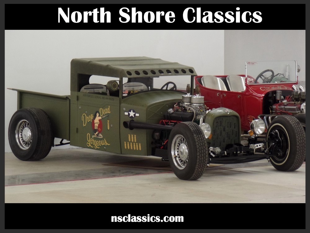 Used 1931 Ford Model A MODEL A STREET ROD WWII BOMBER PLANE INSPIRED MILITARY TRIBUTE!-SEE VIDEO | Mundelein, IL