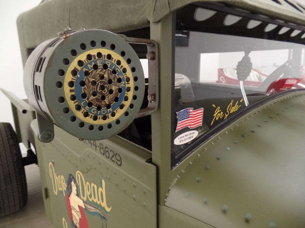 Used 1931 Ford Model A MODEL A STREET ROD WWII BOMBER PLANE INSPIRED MILITARY TRIBUTE!-SEE VIDEO | Mundelein, IL