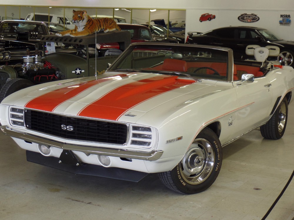 Used 1969 Chevrolet Camaro Z11--RS/SS INDIANAPOLIS PACE CAR CONVERTIBLE L48-NUMBERS MATCHING | Mundelein, IL