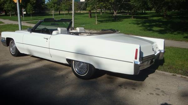 Used 1970 Cadillac Coupe DeVille Triple White Classic Cadi Convertible | Mundelein, IL