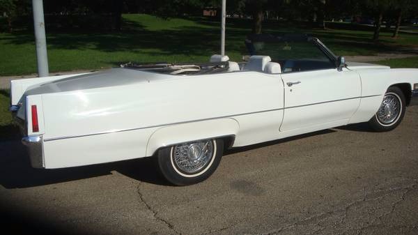 Used 1970 Cadillac Coupe DeVille Triple White Classic Cadi Convertible | Mundelein, IL
