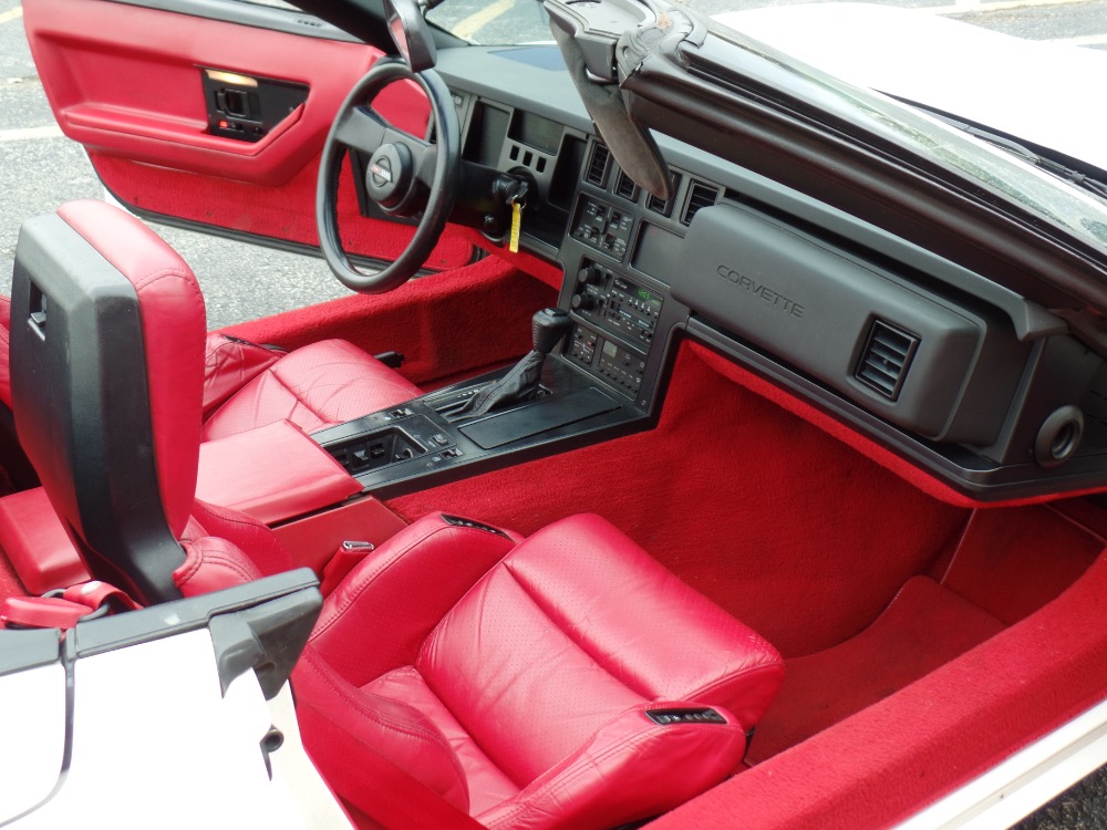 Used 1988 Chevrolet Corvette WHITE CONVERTIBLE-LOW MILES | Mundelein, IL