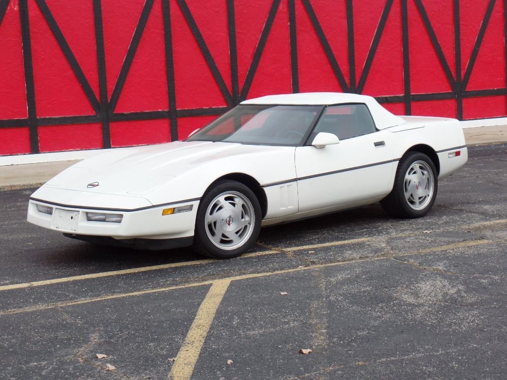 Used 1988 Chevrolet Corvette WHITE CONVERTIBLE-LOW MILES | Mundelein, IL