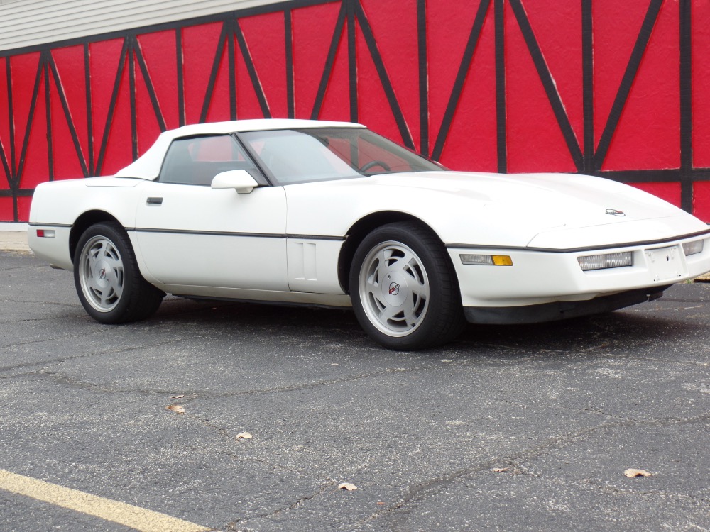 Used 1988 Chevrolet Corvette WHITE CONVERTIBLE-LOW MILES | Mundelein, IL
