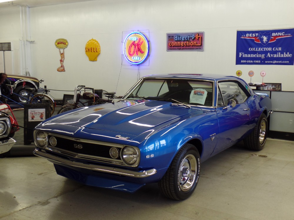 Used 1967 Chevrolet Camaro REAL SS-SUPER SPORT-PEARL BLUE RESTORED-REAL NICE-SEE VIDEO | Mundelein, IL