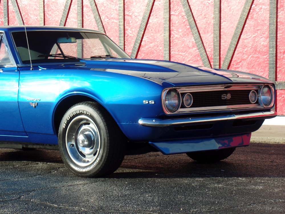 Used 1967 Chevrolet Camaro REAL SS-SUPER SPORT-PEARL BLUE RESTORED-REAL NICE-SEE VIDEO | Mundelein, IL
