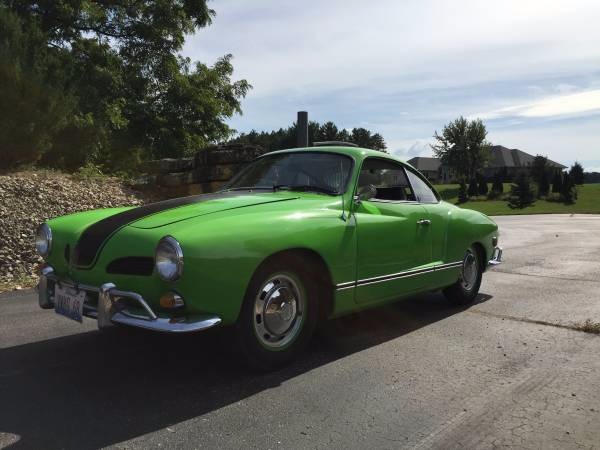 Used 1968 Volkswagen Karmann Ghia. SUPER CLEAN. ORIGINAL 80000 MILES! | Mundelein, IL