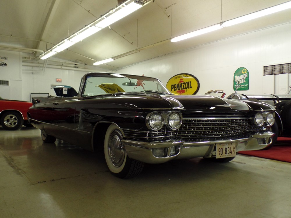 Used 1960 Cadillac Series 62 TRIPLE BLACK 6TH GENERATION CONVERTIBLE-original car | Mundelein, IL