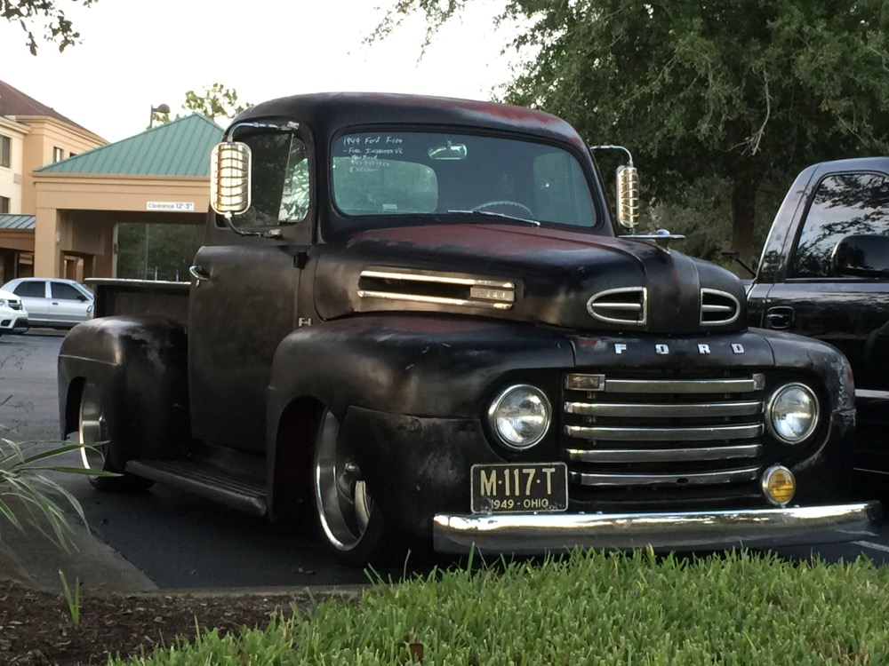 Used 1949 Ford F100 New Build-Pro touring hot rod patina-with AC-From FLORIDA | Mundelein, IL
